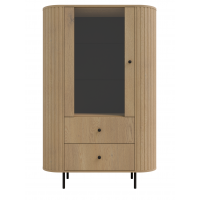 Witryna wysoka zaokrąglone boki frez front 112 OLIVO dąb cremona Witryna wysoka zaokrąglone boki frez front 112 OLIVO dąb cremona